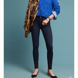 PAIGE denim hoxton ultra skinny dark wash jeans